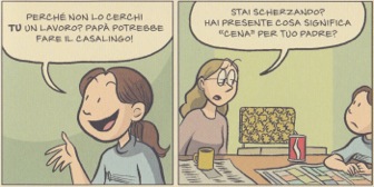 Sorelle, Raina Telgemeier, colorazione immagini di Braden Lamb, traduzione di Laura Bortolazzi, Il Castoro, 2015, Milano.